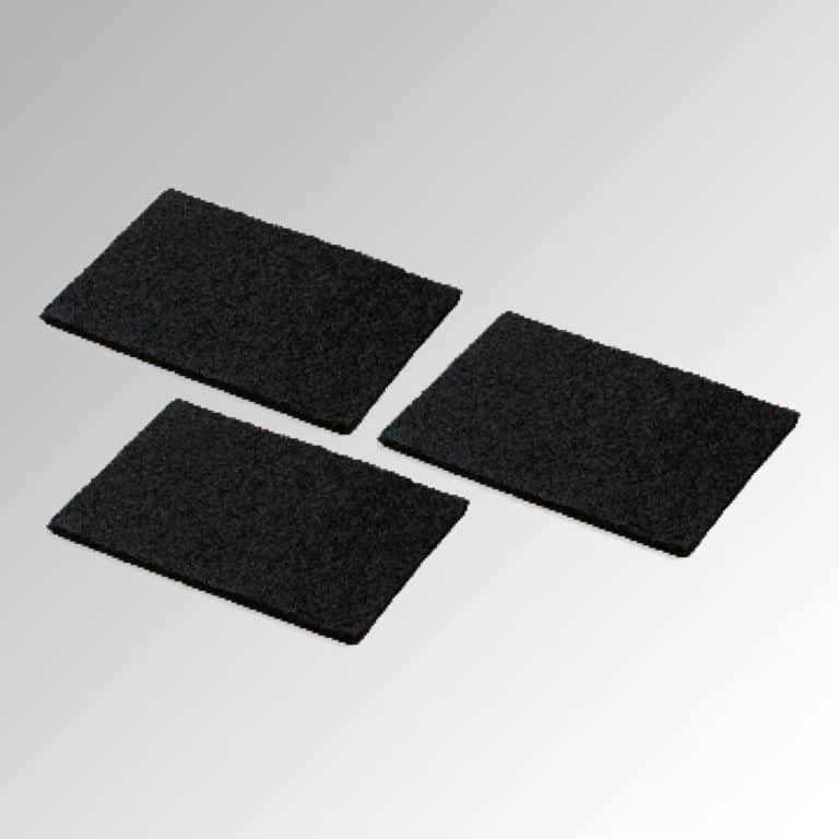 3 x Aktivkohlefilter-Pad (bis zu 3 x waschbar) 120 cm